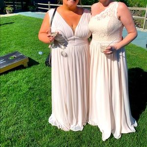 Azazie Rose Petal Bridesmaid Dress